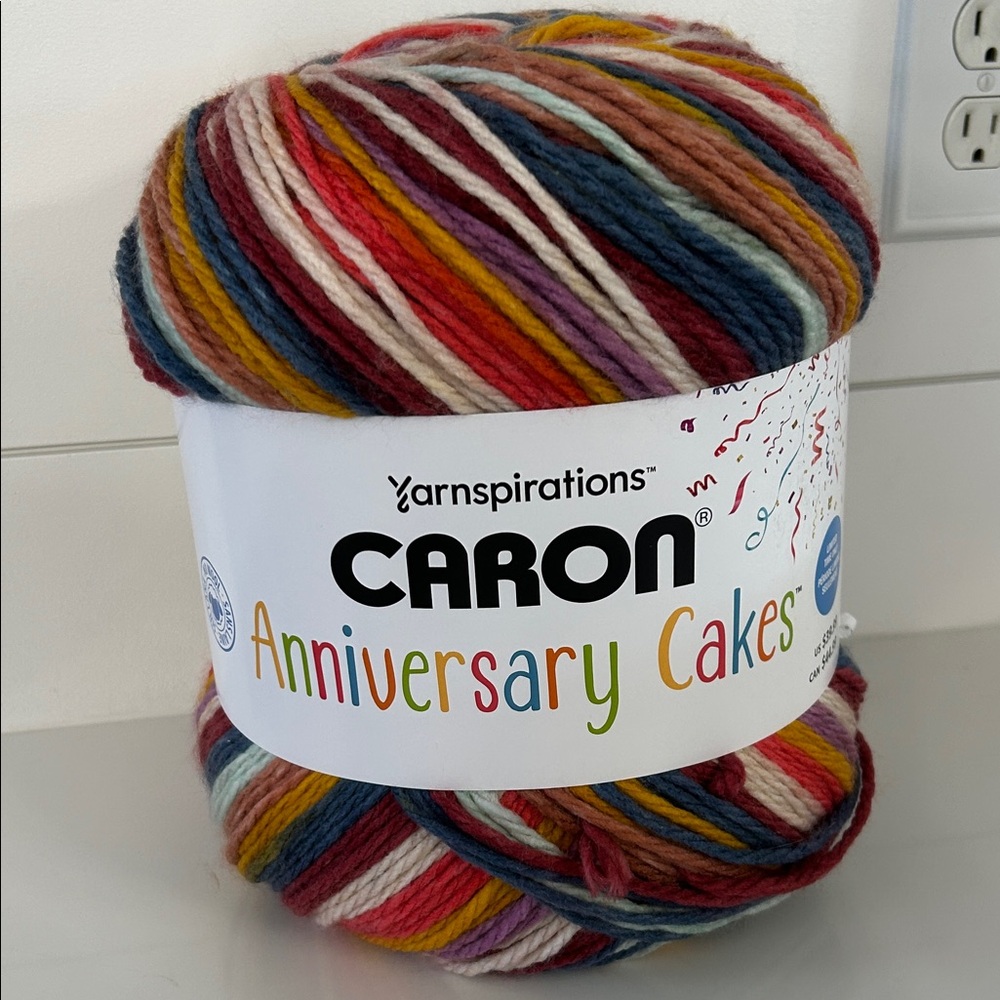 Caron Anniversary Cakes Multicolor Yarn Book club